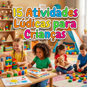 15 ATIVIDADES LUDICAS PARA CRIANÇAS
