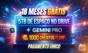 18 MESES GRATIS - DIRETO NA SUA CONTA GOOGLE