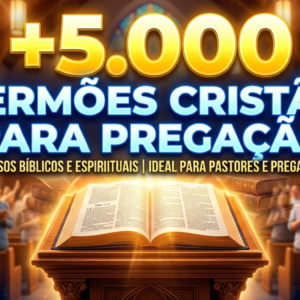 5.000 SERMÕES CRISTÃO PARA PREGAÇÃO