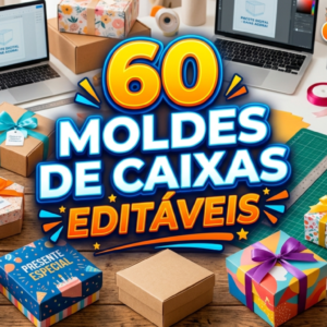 60 MOLDES DE CAIXINHAS PARA FESTA