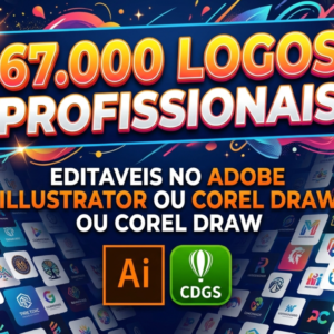 67 MIL LOGOS PROFISSIONAIS 100% EDITAVEIS