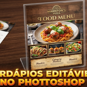 CARDAPIOS EDITAVEIS NO PHOTOSHOP