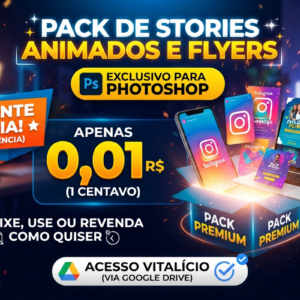 PACK ESPECIAL DE STORIES E FLYERS PSD